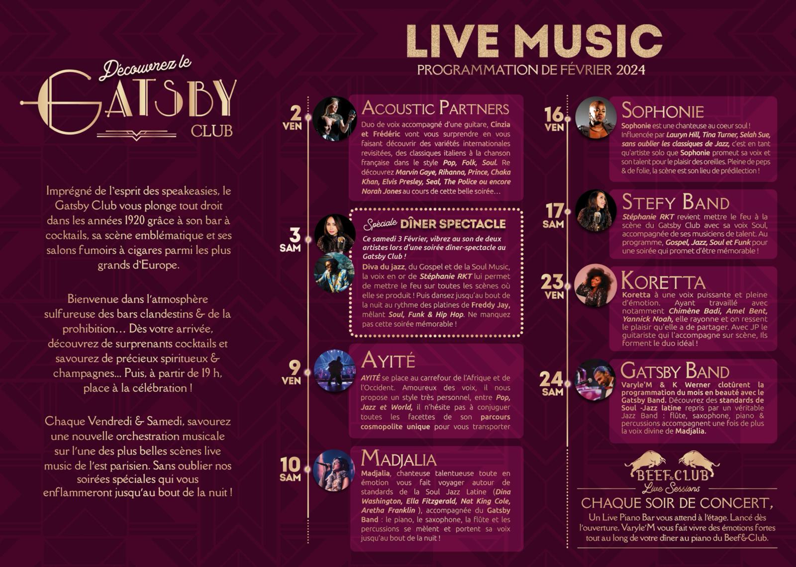 Programmation Gatsby – février 2024